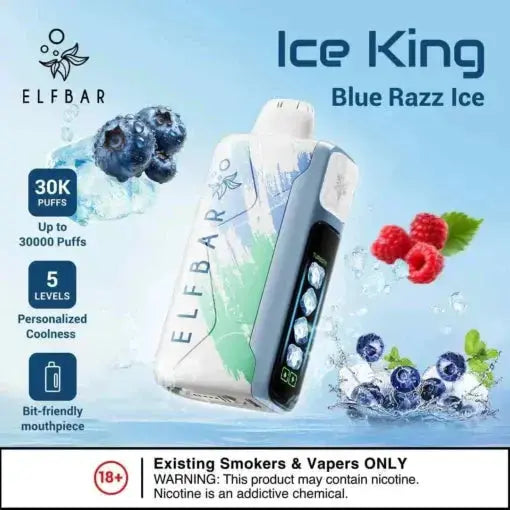 Elf Bar Ice King – Blue Razz Ice – 30K – buy in Jaipur