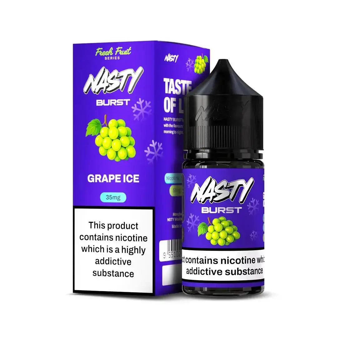 Nasty Burst Nic salts – Grape ice – buy in Jaipur