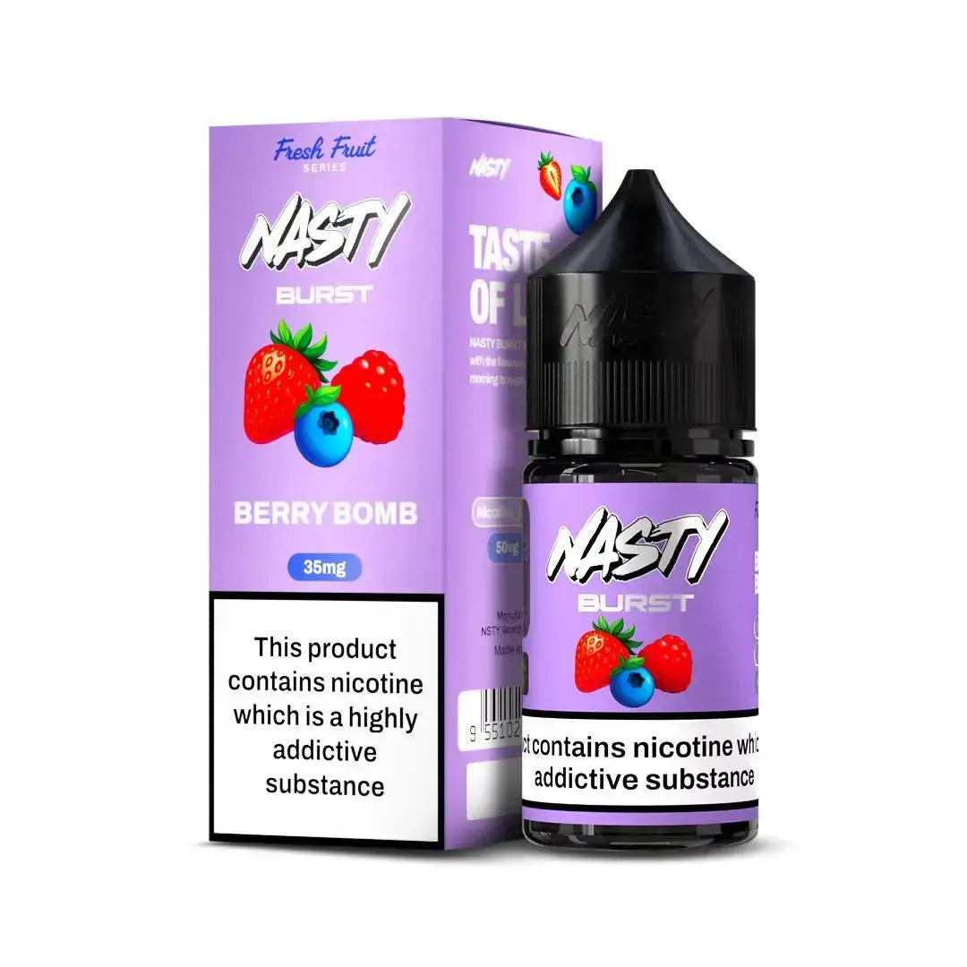 Nasty Burst Nic Salts – Berry Bomb – buy in Jaipur