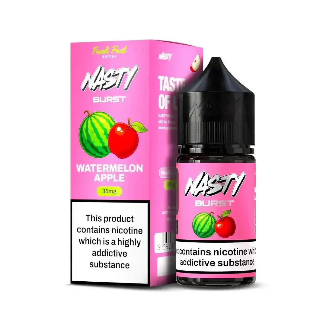 Nasty Burst Nic salts – Watermelon Apple – buy in Jaipur
