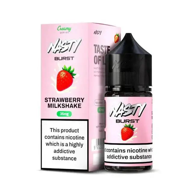 Nasty Burst Nic salts – Strawberry Milkshake – buy in Jaipur