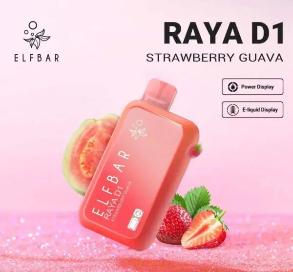 ELF BAR RAYA D1 – Strawberry Guava - Best Vape Shop in Jaipur