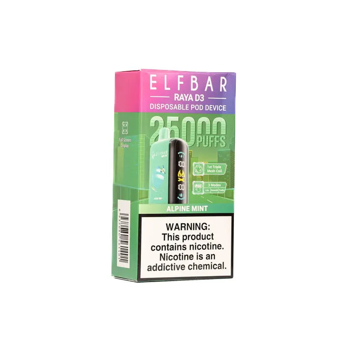 Elf Bar Raya D3 – Alpine Mint – 25000 - Vape Shop Jaipur