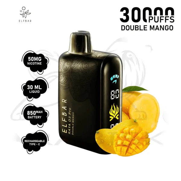 Elf bar Raya d3 pro -30k Double mango - Vape Shop Jaipur