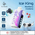 Elf Bar Ice King – Blackberry Cranberry – 30K - Vape Shop Jaipur