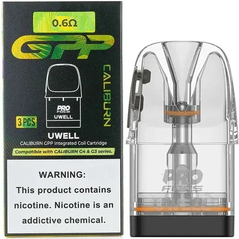 Uwell Caliburn GPP Replacement Pod (0.6Ω) - Vape Shop Jaipur