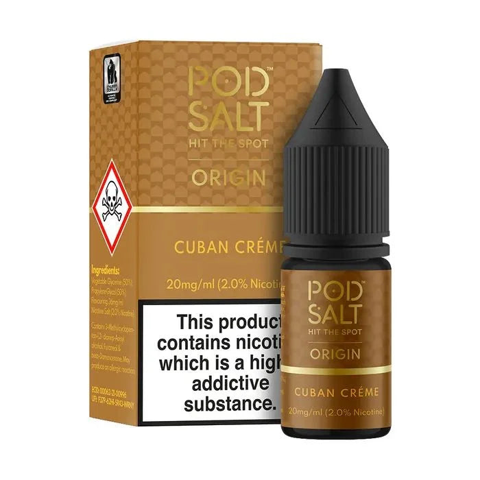 POD SALT CUBAN CREME – Nicotine Salt - Vape Shop Jaipur