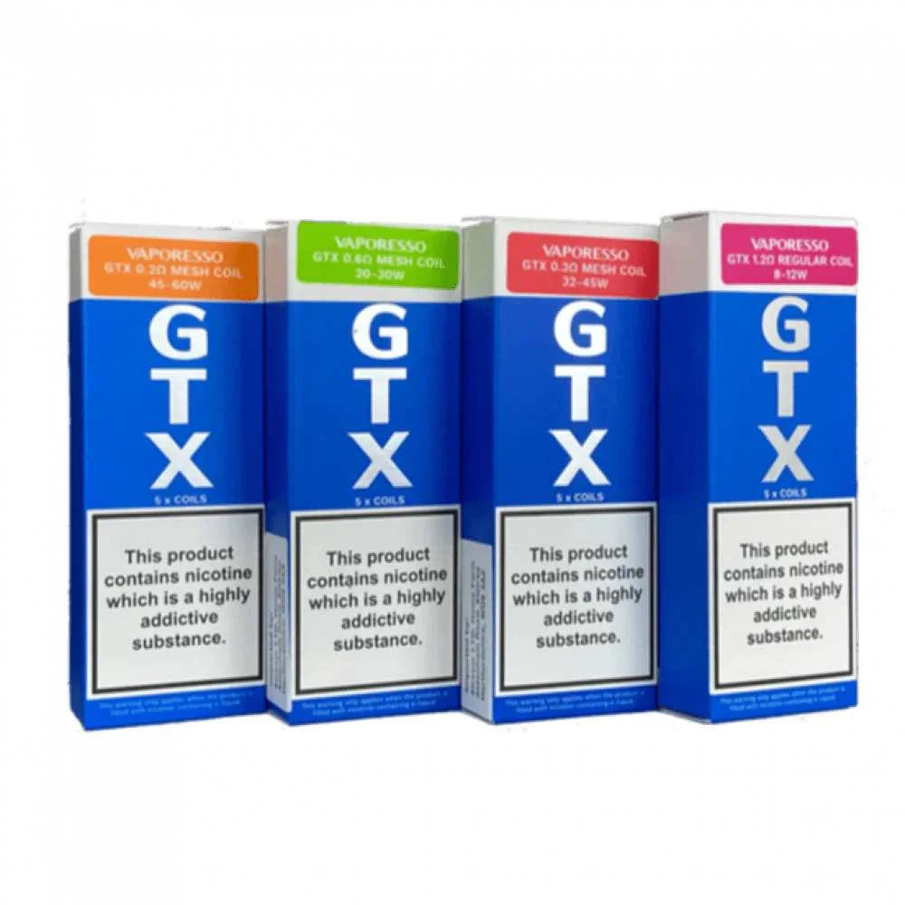 Vaporesso GTX Replacement Coil Series (5-Pack) - Vape Shop Jaipur