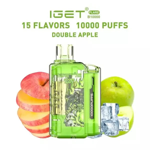 IGET FLARE B10000 – Double Apple - Vape Shop Jaipur