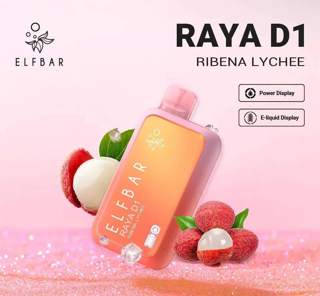 ELF BAR RAYA D1 – Ribena Lychee - Vape Shop Jaipur