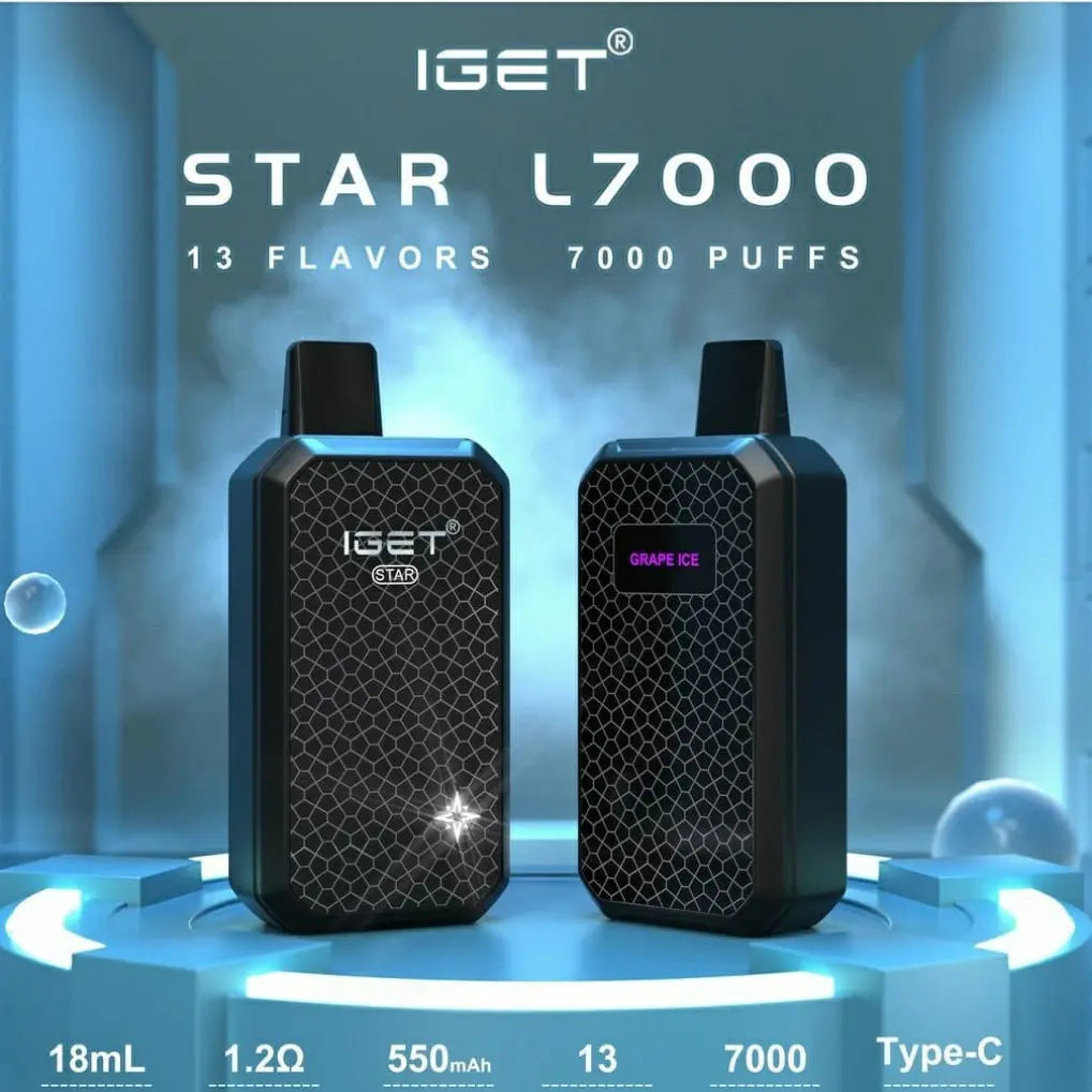 IGET STAR L7000 Disposable Vape India | 7000 Puffs - Vape Shop Jaipur