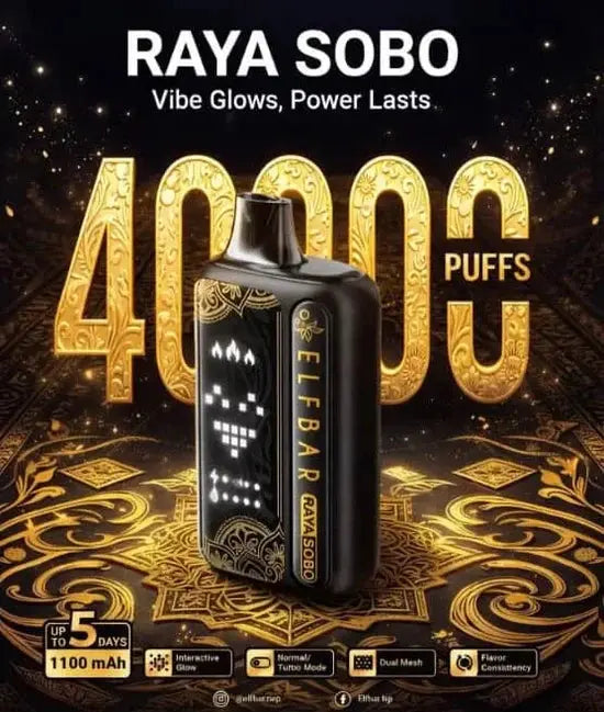Elf Bar Raya Sobo 40k puffs - Vape Shop Jaipur